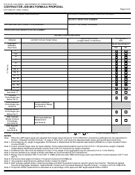 Form DOT CEM-3511 Contractor Job Mix Formula Proposal - California, Page 2
