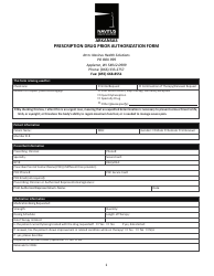 Prescription Drug Prior Authorization Form - Arkansas