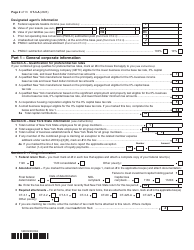 Form CT-3-A General Business Corporation Combined Franchise Tax Return - New York, Page 2
