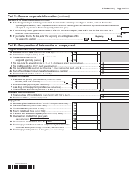 Form CT-3-A General Business Corporation Combined Franchise Tax Return - New York, Page 3