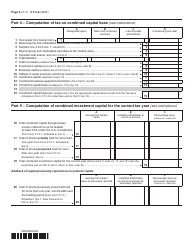 Form CT-3-A General Business Corporation Combined Franchise Tax Return - New York, Page 6