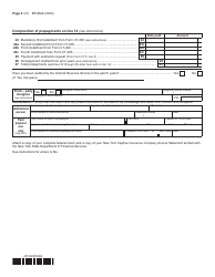 Form CT-33-C Captive Insurance Company Franchise Tax Return - New York, Page 2