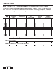 Form CT-225-A New York State Modifications (For Filers of Combined Franchise Tax Returns) - New York, Page 2