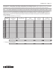 Form CT-225-A New York State Modifications (For Filers of Combined Franchise Tax Returns) - New York, Page 3
