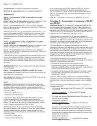 Instructions for Form CT-603 Claim for Ez Investment Tax Credit and Ez Employment Incentive Credit - New York, Page 2
