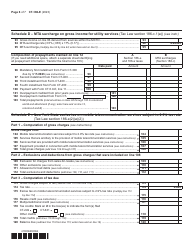 Form CT-186-E Telecommunications Tax Return and Utility Services Tax Return - New York, Page 6