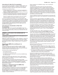 Instructions for Form CT-606 Claim for Qeze Credit for Real Property Taxes - New York, Page 3