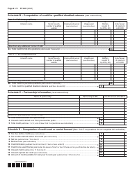 Form CT-643 Hire a Veteran Credit - New York, Page 2