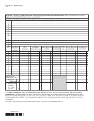 Form CT-399 Depreciation Adjustment Schedule - New York, Page 2