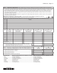 Form CT-399 Depreciation Adjustment Schedule - New York, Page 3