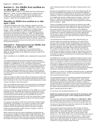 Instructions for Form CT-604 Claim for Qeze Tax Reduction Credit - New York, Page 6