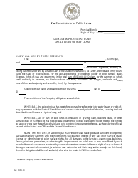 Document preview: Single Right of Way Lease Damage Improvement Bond - New Mexico