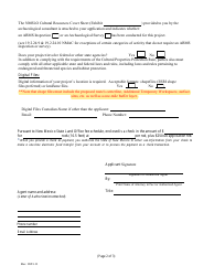 Application for Right-Of-Way Easement - New Mexico, Page 2