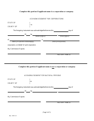 Application for Right-Of-Way Easement - New Mexico, Page 3