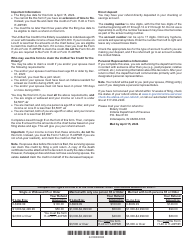 Form SC-40 (State Form 44404) Unified Tax Credit for the Elderly - Indiana, Page 2