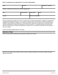 Forme LAT004F Tamp-Saiaa Resume De La Conference Preparatoire - Ontario, Canada (French), Page 2