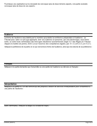 Forme LAT004F Tamp-Saiaa Resume De La Conference Preparatoire - Ontario, Canada (French), Page 5