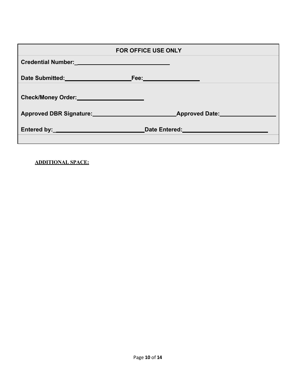 Service Employee Application - Rhode Island, Page 10