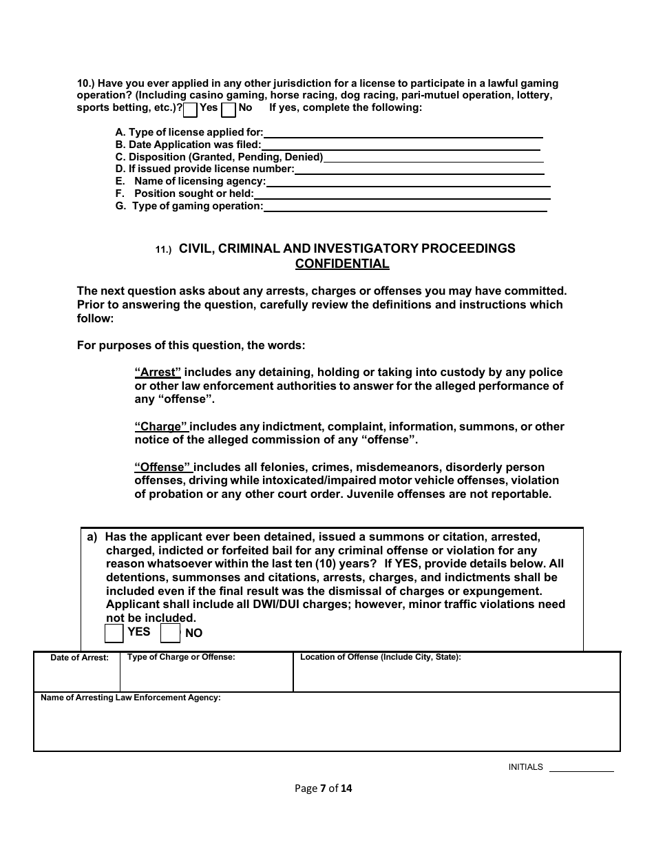 Service Employee Application - Rhode Island, Page 7