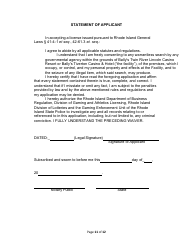 License Application for Non-facility/Vendor Employees - Rhode Island, Page 11
