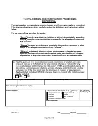 Non-facility/Vendor Gaming Employees License Application - Rhode Island, Page 10