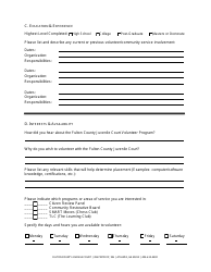Volunteer Application - Fulton County, Georgia (United States), Page 2