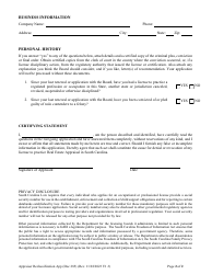 Form DOC285 Appraiser Reclassification Application - South Carolina, Page 2