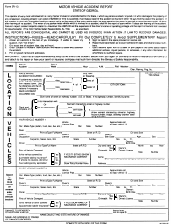 Document preview: Form SR-13 Motor Vehicle Accident Report - Fulton County, Georgia (United States)