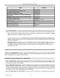 Instructions for Form 4T, IC-002 Wisconsin Exempt Organization Business Franchise or Income Tax Return - Wisconsin, Page 20