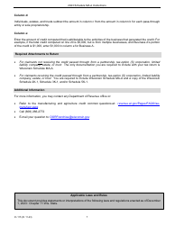 Instructions for Form IC-015 Schedule MA-A Wisconsin Agricultural Credit - Wisconsin, Page 7