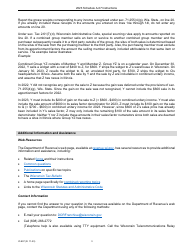 Instructions for Form IC-305 Schedule A-07 Wisconsin Apportionment Percentage for Interstate Air Carriers - Wisconsin, Page 3