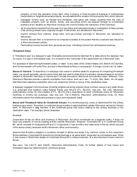 Instructions for Form IC-043 Schedule A-01 Wisconsin Single Sales Factor Apportionment Data for Nonspecialized Industries - Wisconsin, Page 3