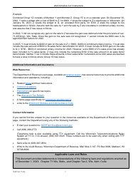 Instructions for Form IC-043 Schedule A-01 Wisconsin Single Sales Factor Apportionment Data for Nonspecialized Industries - Wisconsin, Page 7