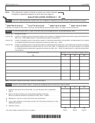 Form I-025 Schedule FC-A Farmland Preservation Credit - Wisconsin, Page 2