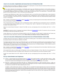 Instructions for Form I-028 Schedule I Adjustments to Convert Federal Adjusted Gross Income and Itemized Deductions to the Amounts Allowable for Wisconsin - Wisconsin, Page 3