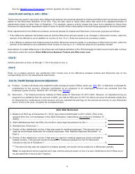 Instructions for Form I-028 Schedule I Adjustments to Convert Federal Adjusted Gross Income and Itemized Deductions to the Amounts Allowable for Wisconsin - Wisconsin, Page 4