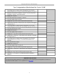 Instructions for Form 1CNP, IP-031 Composite Wisconsin Individual Incom - Wisconsin, Page 9