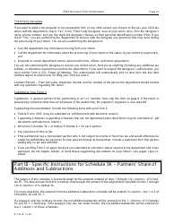 Instructions for Form 3, IP-030 Wisconsin Partnership Return - Wisconsin, Page 27