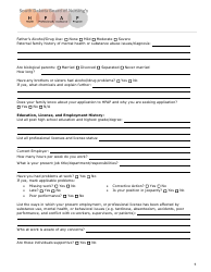 Initial Application - Health Professionals Assistance Program (Hpap) - South Dakota, Page 5