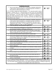 Application for Initial Licensure - Board of Nursing Facility Administrators - South Dakota, Page 3