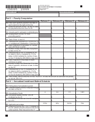 Form DR0205 Tax Year Ending Computation of Penalty Due Based on Underpayment of Colorado Corporate Estimated Tax - Colorado, Page 3