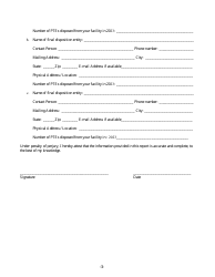 Annual Report Form - Tire Recycling Facility - New Mexico, Page 3