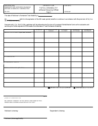 Form WC-375I Order for Total Disability With Social Security Offset - New Jersey, Page 3