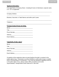 Public Service Provider Registration - City of Fort Worth, Texas, Page 2
