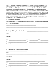Public Service Provider Registration - City of Fort Worth, Texas, Page 6