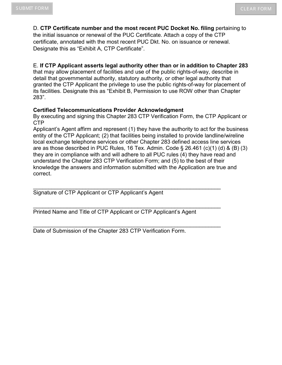 Public Service Provider Registration - City of Fort Worth, Texas, Page 7