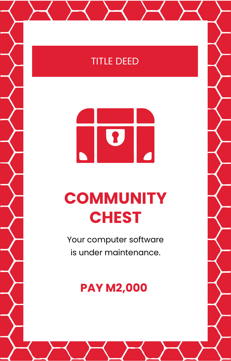 Monopoly Board Template - Title Deed, Page 6