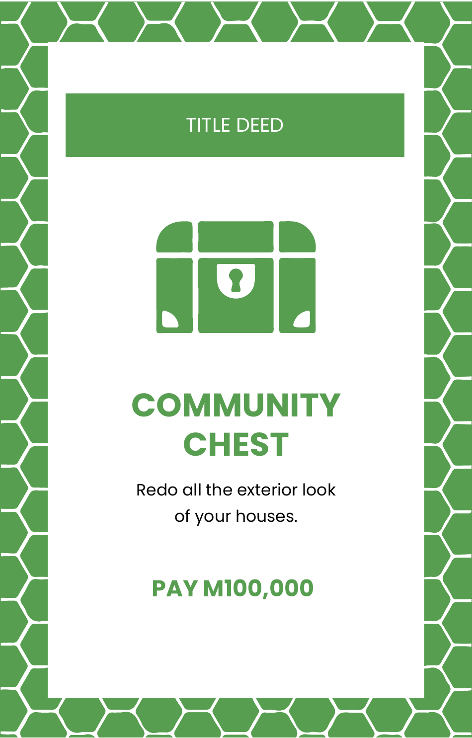 Monopoly Board Template - Title Deed, Page 7