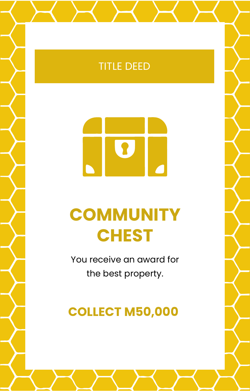 Monopoly Board Template - Title Deed, Page 8