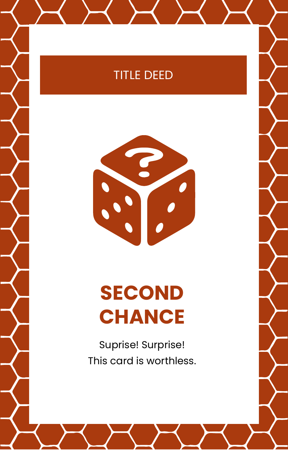 Monopoly Board Template - Title Deed, Page 9